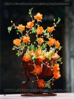 Hoa Pha Lê: Hoa Lan - Mã: HPL 26