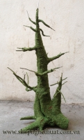 Gốc Bonsai gỗ. Thế Mẫu Tử. Mã TL 17
