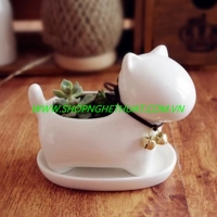 Cốc Trồng Cây - Chó Zakka