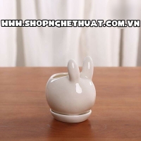 Cốc trồng cây - Thỏ Zakka