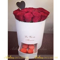 Hộp cắm hoa sáp  F001