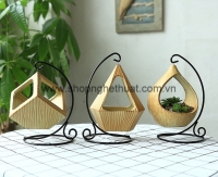 Chậu gốm đa giác