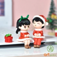 Cặp đôi noel ngồi
