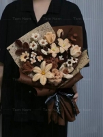Bó hoa kẽm nhung đẹp