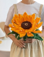 Hoa hướng dương kẽm nhung
