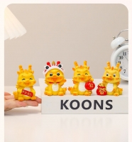 TƯỢNG RỒNG VÀNG TO 7CM