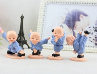 Bộ chú tiểu Kungfu áo xanh