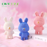 Thỏ đan len nhỏ