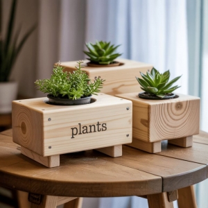 Chậu Gỗ Trồng Sen Đá: Giải Pháp Hoàn Hảo Cho Vẻ Đẹp Mộc Mạc và Bền Vững