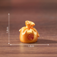 Túi tiền chữ phúc vàng (Cỡ nhỏ)