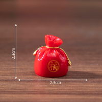 Túi tiền chữ Phúc đỏ (Cỡ to)