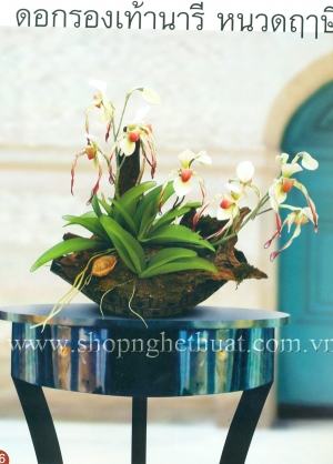 Hướng dẫn làm hoa Lan Hài